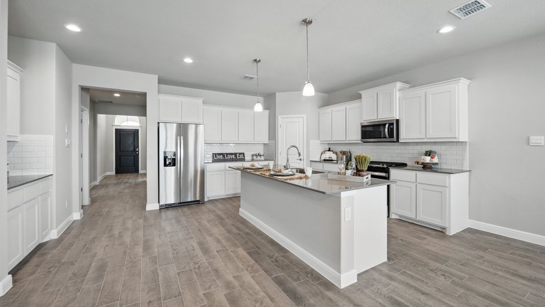 Representative furnished interior of a home built from the AVERY by D.R. Horton in Pecan Square, Northlake (Image 2). Representative furnished interior of a home built from the AVERY by D.R. Horton in Pecan Square, Northlake (Image 2).
