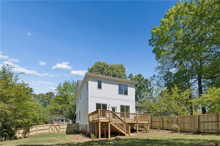 Exterior details and patio area of a home in , Atlanta (Image 26). Exterior details and patio area of a home in , Atlanta (Image 26).