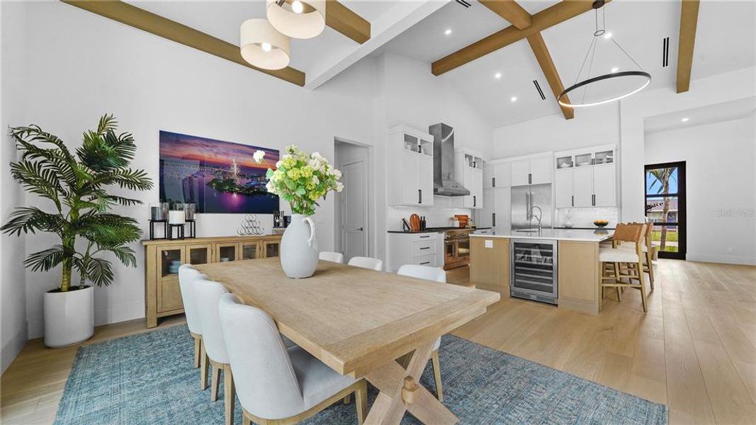 Furnished interior view inside a new home in , Sarasota (Image 7).