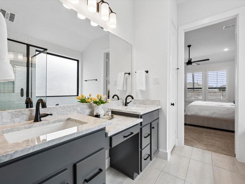 Furnished interior view inside a new home in Audubon, Magnolia (Image 9).