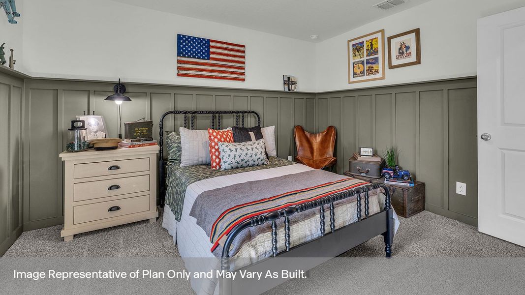 Furnished interior view inside a new home in Sonoma Oaks, Fredericksburg (Image 9).