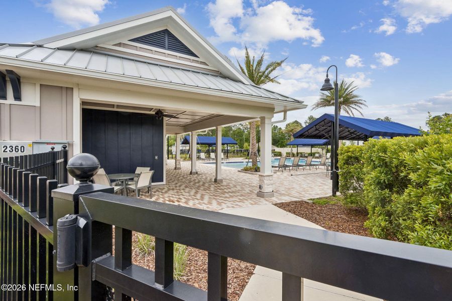 Exterior details and patio area of a home in , Green Cove Springs (Image 28).