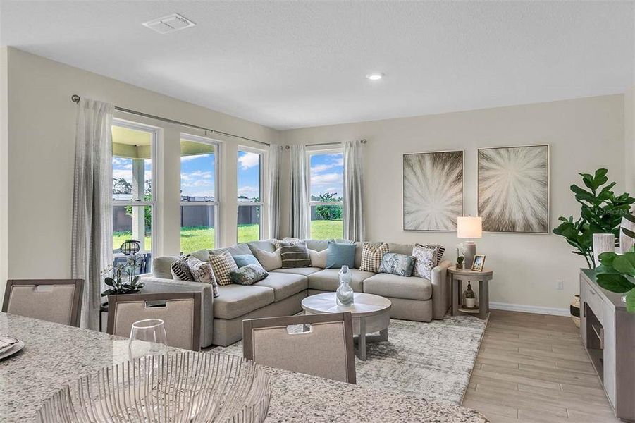 Furnished interior view inside a new home in Harmony West, St. Cloud (Image 41). Furnished interior view inside a new home in Harmony West, St. Cloud (Image 41).