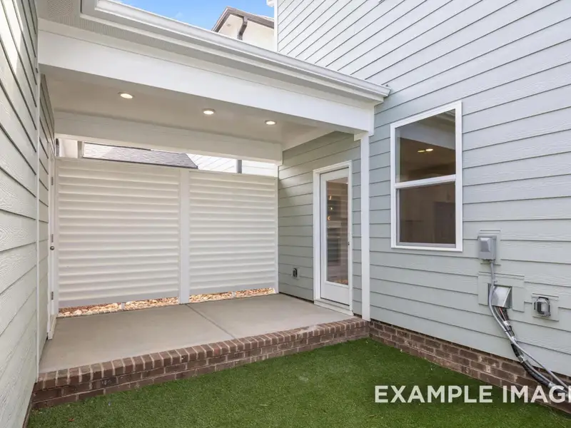 Exterior details and patio area of a home in Forestville Yard, Knightdale (Image 3).