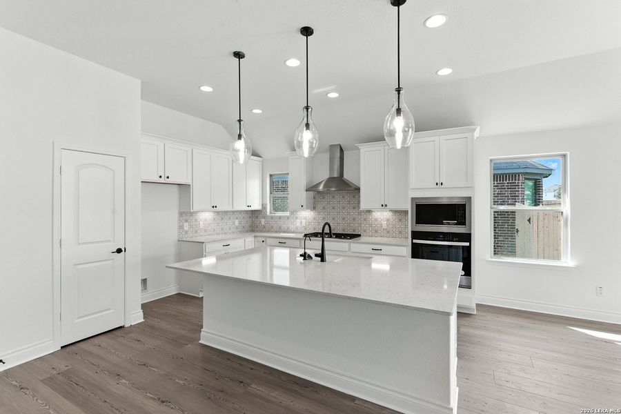 Furnished interior view inside a new home in Nopal Valley, San Antonio (Image 9).