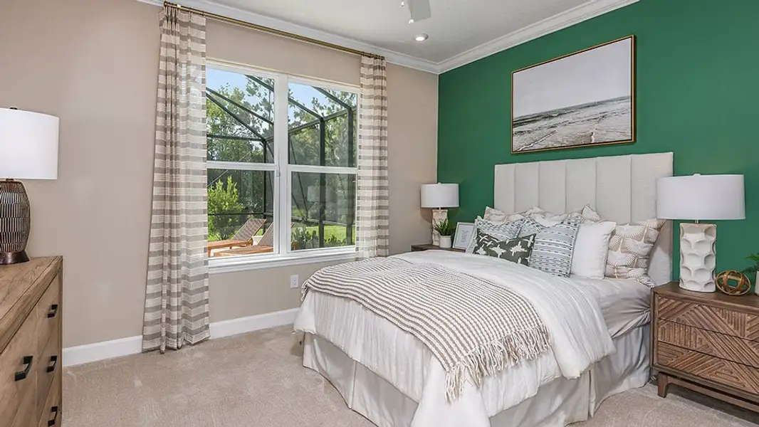 Furnished interior view inside a new home in Timber Ridge, Plant City (Image 11).