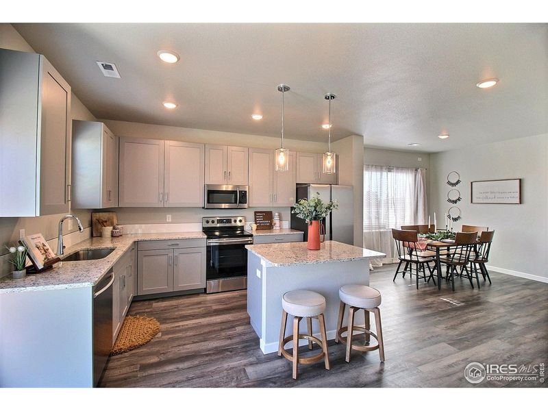 Furnished interior view inside a new home in Liberty Draw, Evans (Image 32).