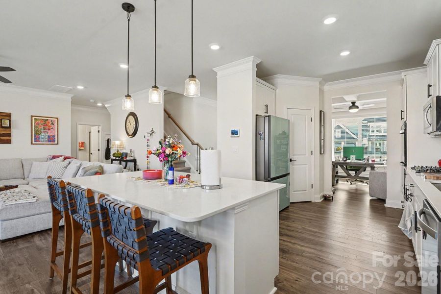 Furnished interior view inside a new home in Falls Cove, Troutman (Image 9). Furnished interior view inside a new home in Falls Cove, Troutman (Image 9).
