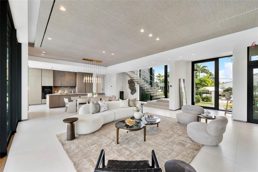 Furnished interior view inside a new home in , Fort Lauderdale (Image 43).