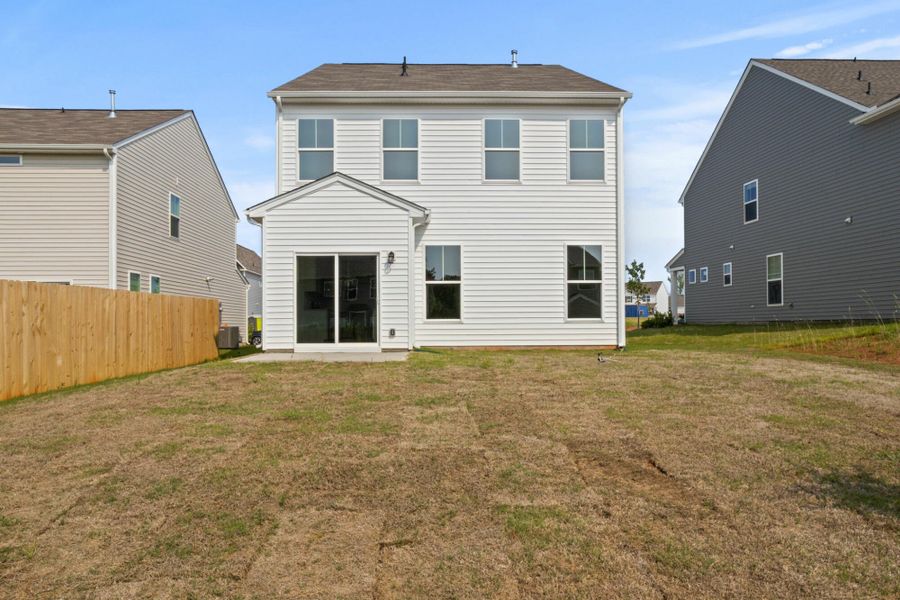 Front exterior of a new home in Harrington, Greenville, SC, highlighting curb appeal (Image 16). Front exterior of a new home in Harrington, Greenville, SC, highlighting curb appeal (Image 16).