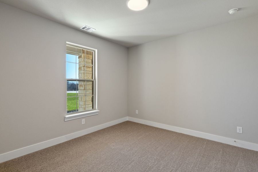 Representative unfurnished interior of a home built from the Cerro by Centre Living Homes in Ellis Ranch Estates, Waxahachie (Image 32). Representative unfurnished interior of a home built from the Cerro by Centre Living Homes in Ellis Ranch Estates, Waxahachie (Image 32).