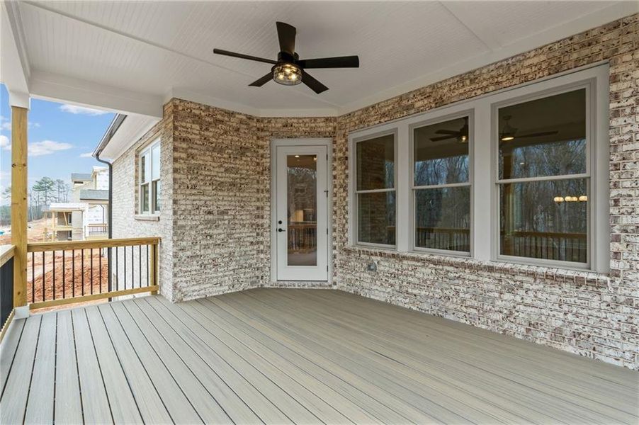 Exterior details and patio area of a home in Laurel View, Suwanee (Image 35). Exterior details and patio area of a home in Laurel View, Suwanee (Image 35).