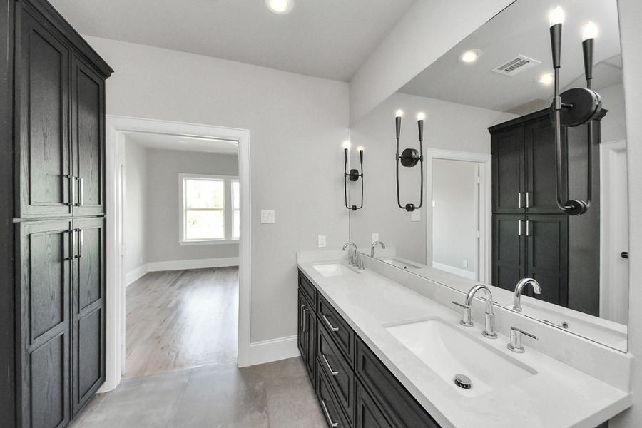 Furnished interior view inside a new home in , Houston (Image 9). Furnished interior view inside a new home in , Houston (Image 9).