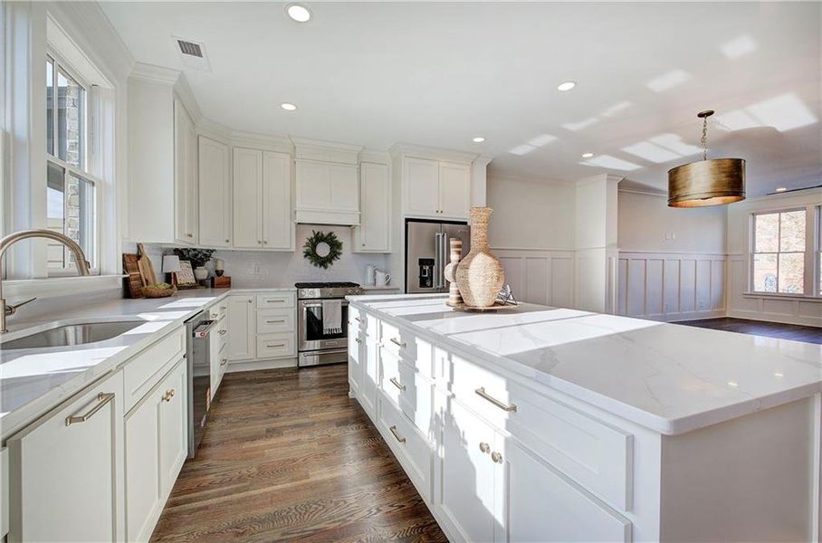 Furnished interior view inside a new home in , Cartersville (Image 9). Furnished interior view inside a new home in , Cartersville (Image 9).