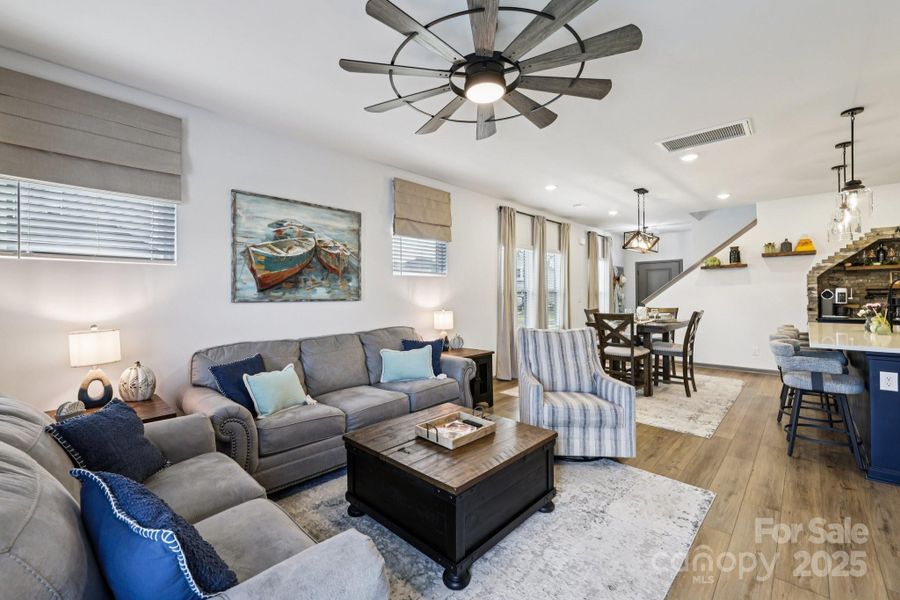 Furnished interior view inside a new home in Monterey Park, York (Image 22). Furnished interior view inside a new home in Monterey Park, York (Image 22).