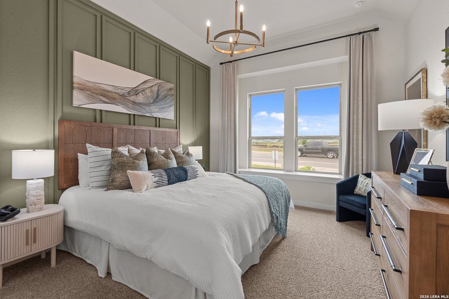 Furnished interior view inside a new home in The Crossvine, Schertz (Image 6).