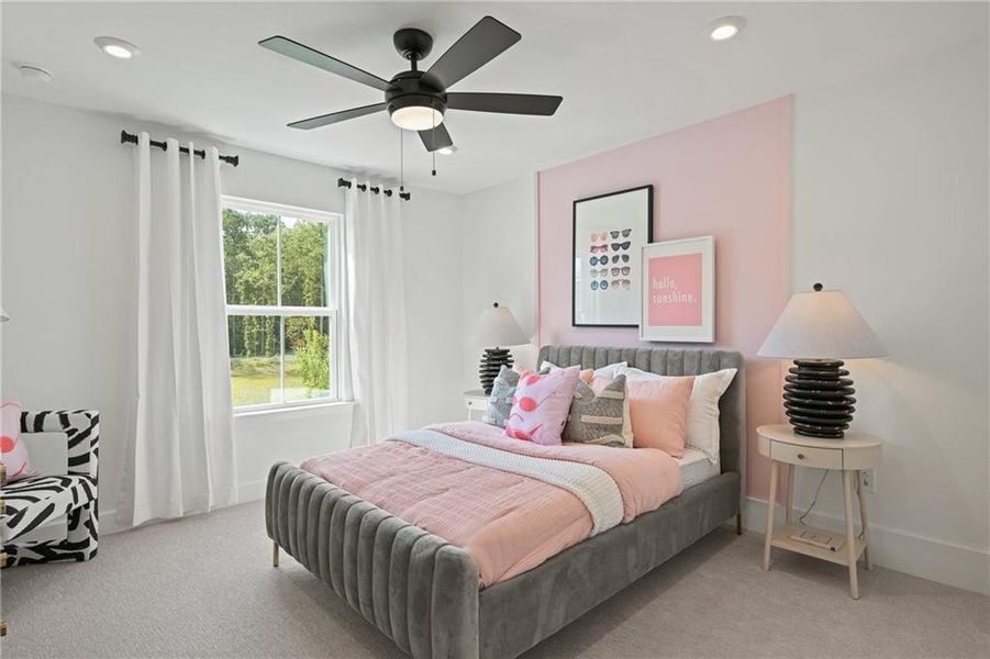 Furnished interior view inside a new home in Hawthorne Ridge, McDonough (Image 13). Furnished interior view inside a new home in Hawthorne Ridge, McDonough (Image 13).