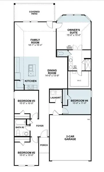 2D floor plan layout of this home in Moran Ranch, Willis, TX (Image 4). 2D floor plan layout of this home in Moran Ranch, Willis, TX (Image 4).