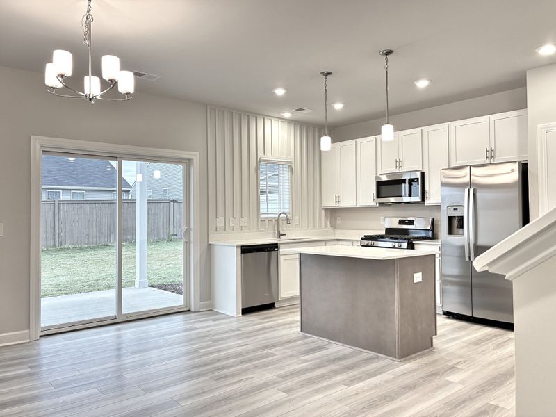 Furnished interior view inside a new home in Reidville Town Center, Reidville (Image 8). Furnished interior view inside a new home in Reidville Town Center, Reidville (Image 8).