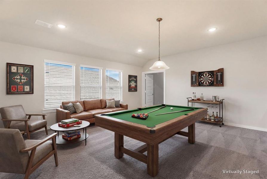 Game Room - Virtually Staged