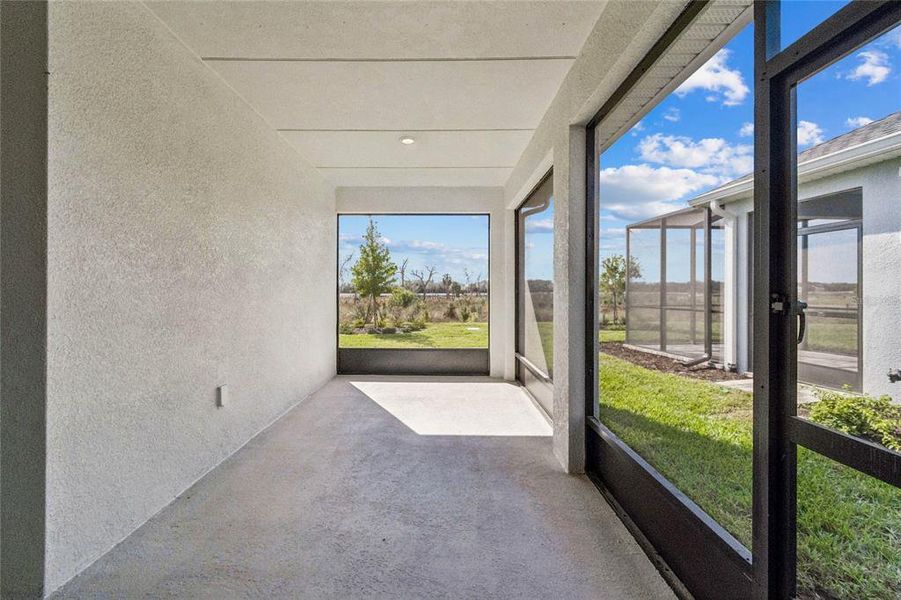 Exterior details and patio area of a home in Gracewater at Sarasota, Sarasota (Image 21).