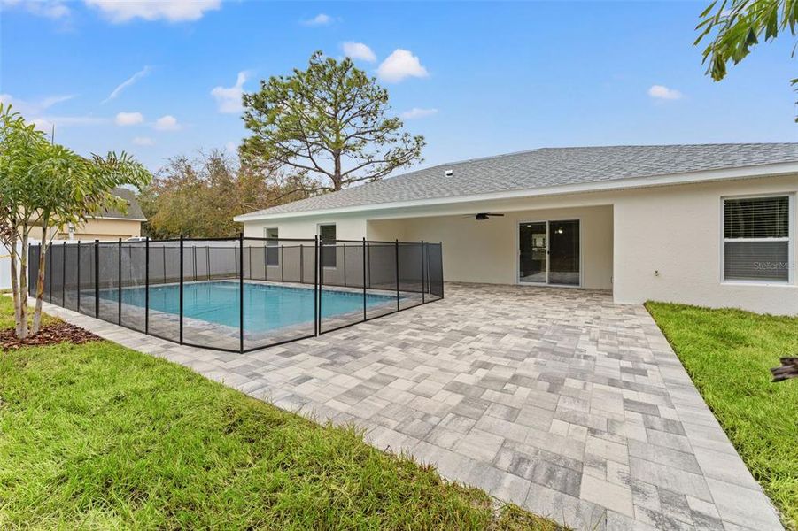 Exterior details and patio area of a home in , Brooksville (Image 29). Exterior details and patio area of a home in , Brooksville (Image 29).