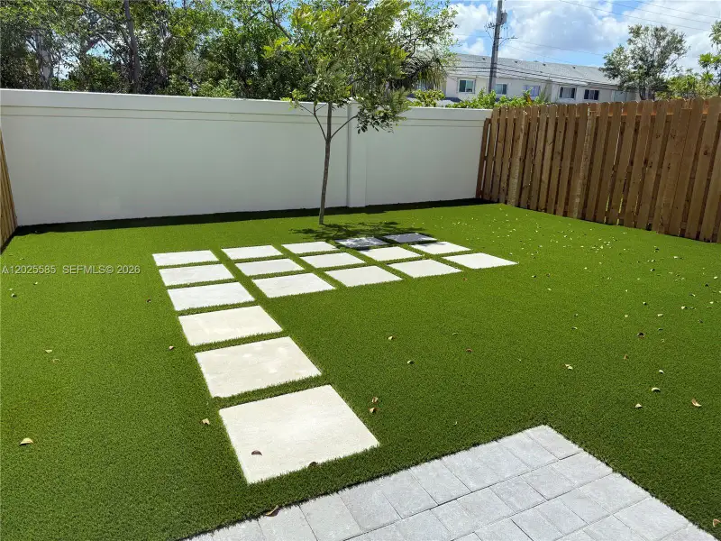 Exterior details and patio area of a home in , Dania Beach (Image 2). Exterior details and patio area of a home in , Dania Beach (Image 2).