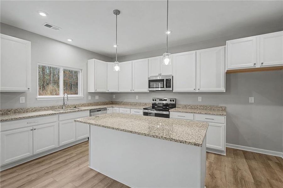 Furnished interior view inside a new home in Crossvine Estates, Braselton (Image 5).