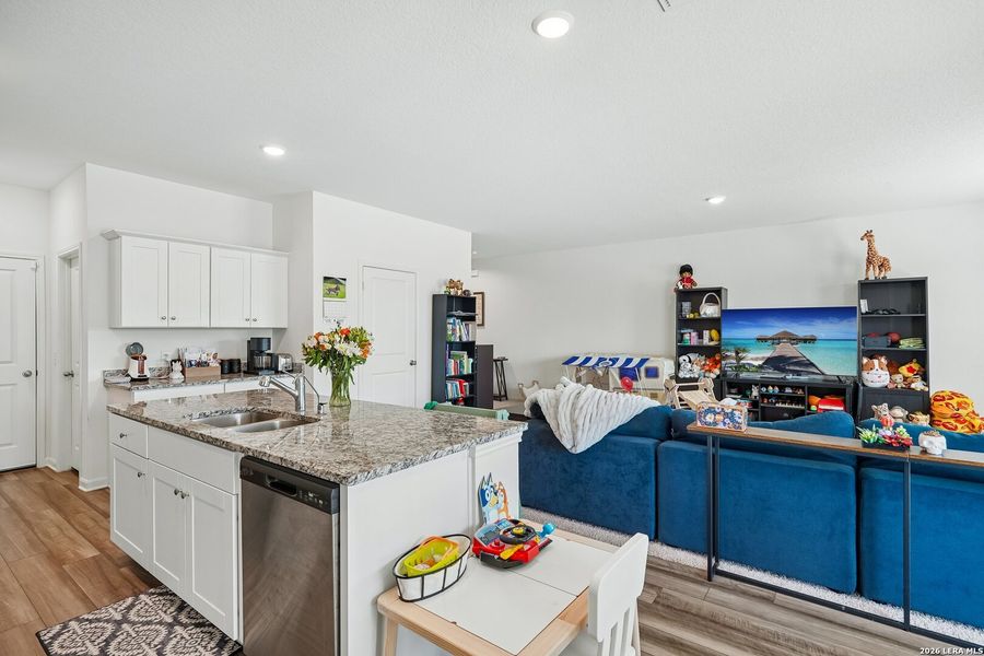 Furnished interior view inside a new home in Hennersby Hollow, San Antonio (Image 35).