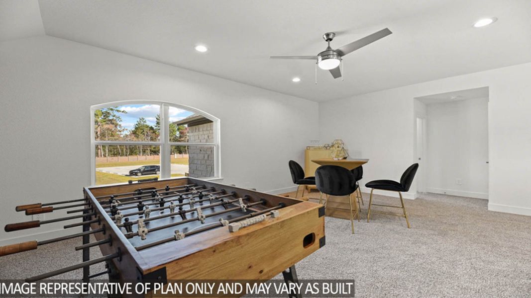 Furnished interior view inside a new home in River Ranch Estates, Dayton (Image 25).