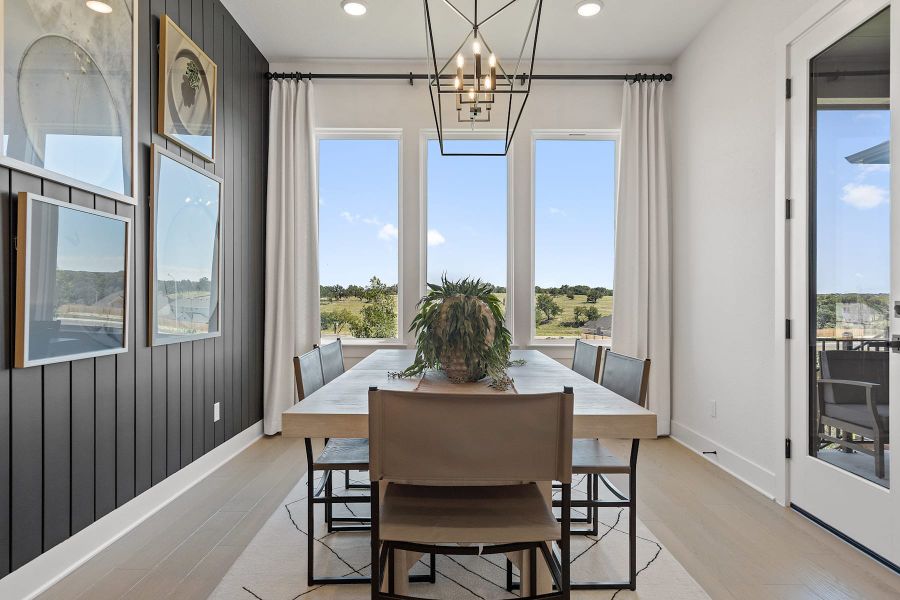 Furnished interior view inside a new home in Lagos Reserve, Manor (Image 13).
