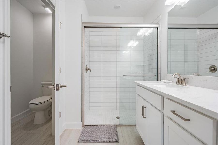 Furnished interior view inside a new home in , San Antonio (Image 11).