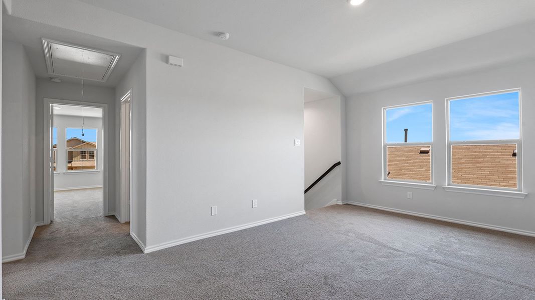 Spacious, unfurnished interior of a new home in Springhill South, Boyd (Image 29). Spacious, unfurnished interior of a new home in Springhill South, Boyd (Image 29).
