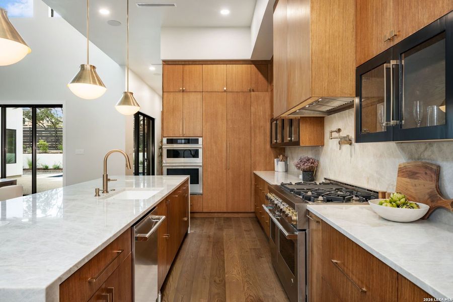 Furnished interior view inside a new home in , San Antonio (Image 50).