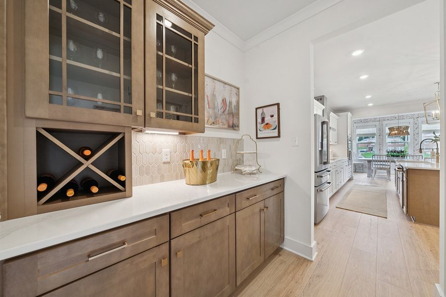 Representative furnished interior of a home built from the Yates II - Vanguard Collection by Mungo Homes in Scotts Hill Village, Wilmington (Image 12).