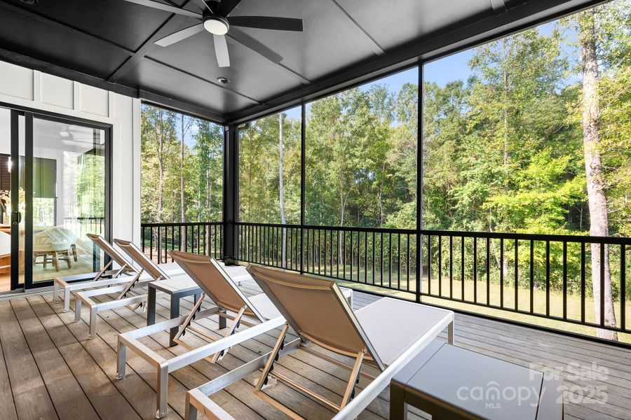 Exterior details and patio area of a home in , Mooresville (Image 3).
