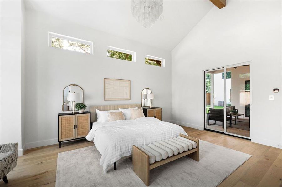 Furnished interior view inside a new home in , Dallas (Image 13).