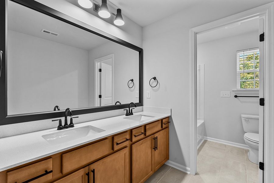 Furnished interior view inside a new home in Watkins Landing, Kernersville (Image 21).