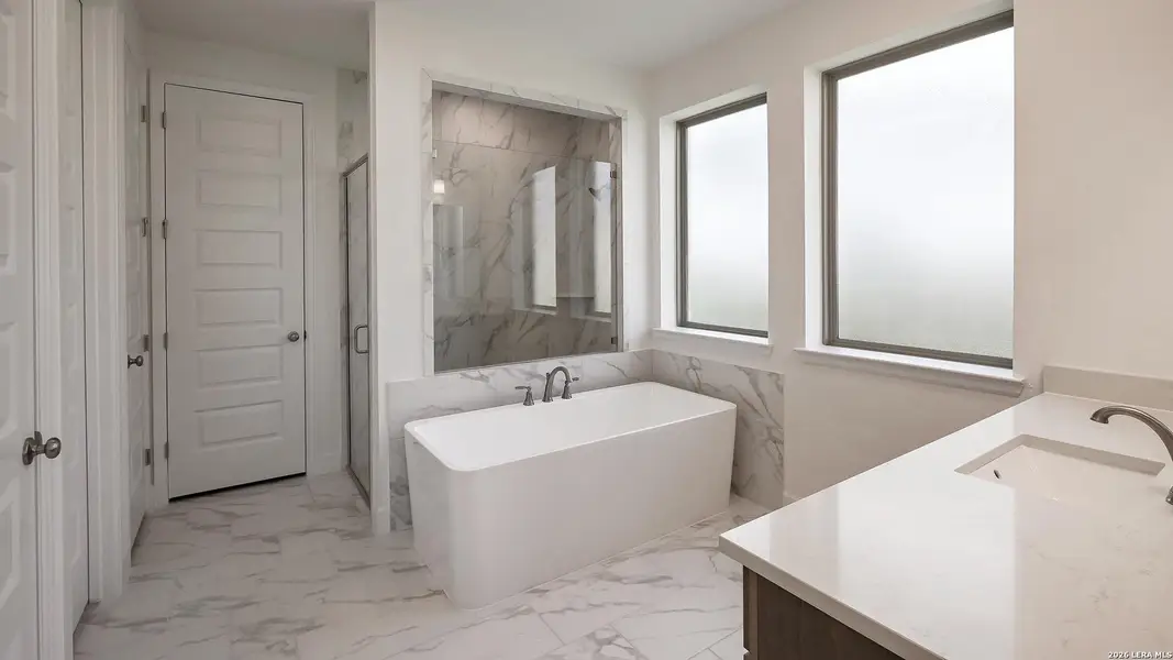 Furnished interior view inside a new home in Johnson Ranch, Bulverde (Image 7).