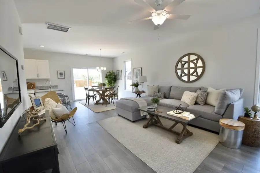 Furnished interior in a model home at Pine Ridge in Castle Hayne (Image 19).