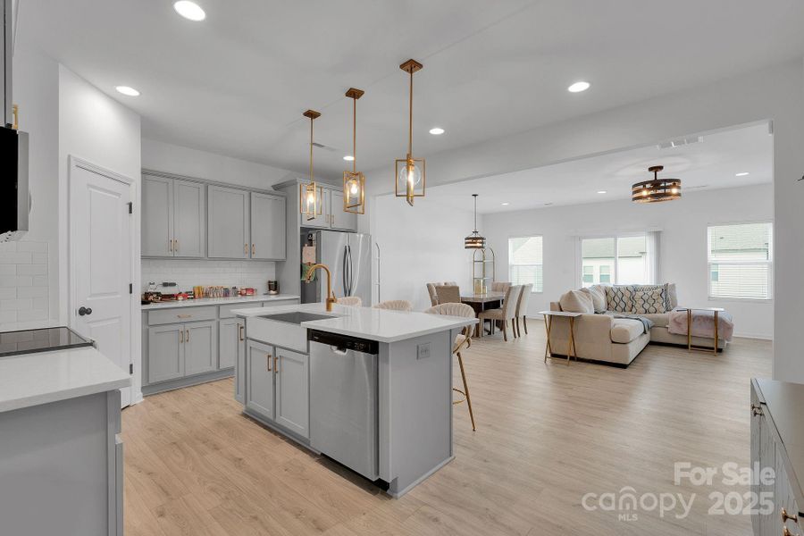 Furnished interior view inside a new home in , Charlotte (Image 11). Furnished interior view inside a new home in , Charlotte (Image 11).