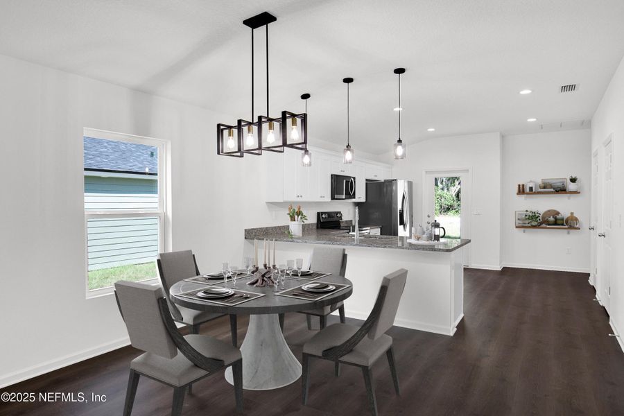 Furnished interior view inside a new home in , Palatka (Image 11).