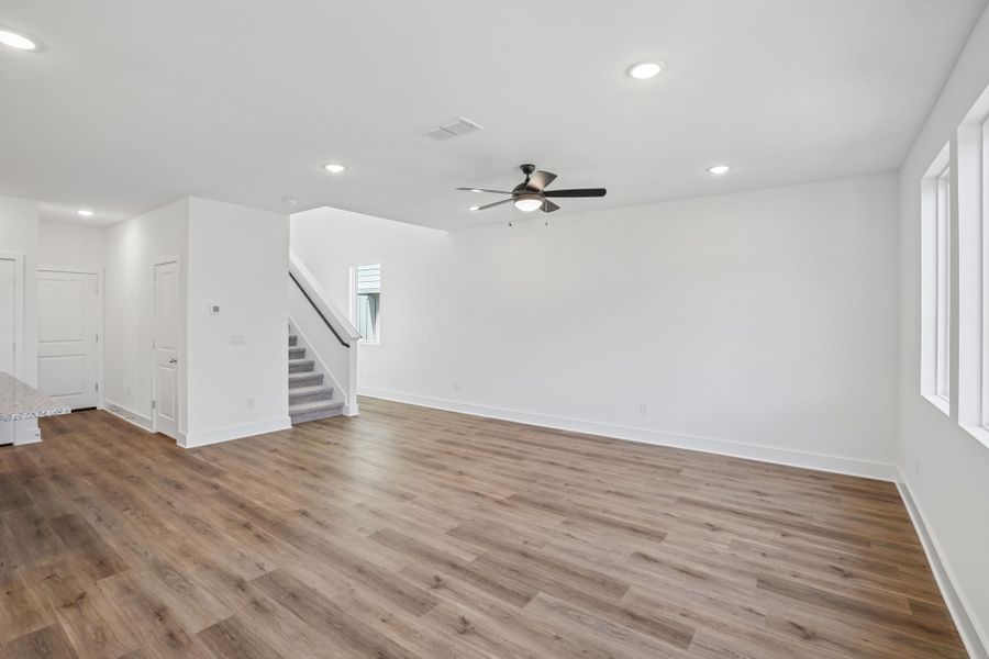 Spacious, unfurnished interior of a new home in Freedom at Anthem, Kyle (Image 10). Spacious, unfurnished interior of a new home in Freedom at Anthem, Kyle (Image 10).