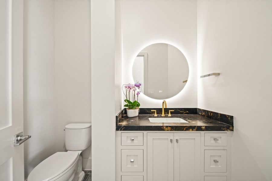 Furnished interior view inside a new home in Monet Estates, Sugar Land (Image 9).