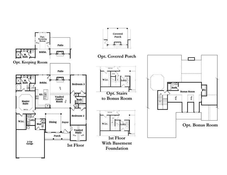 2D floor plan layout of this home in Riverwalk, Monroe, GA (Image 2). 2D floor plan layout of this home in Riverwalk, Monroe, GA (Image 2).