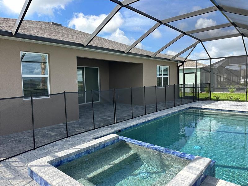 Exterior details and patio area of a home in Rye Ranch, Parrish (Image 19). Exterior details and patio area of a home in Rye Ranch, Parrish (Image 19).
