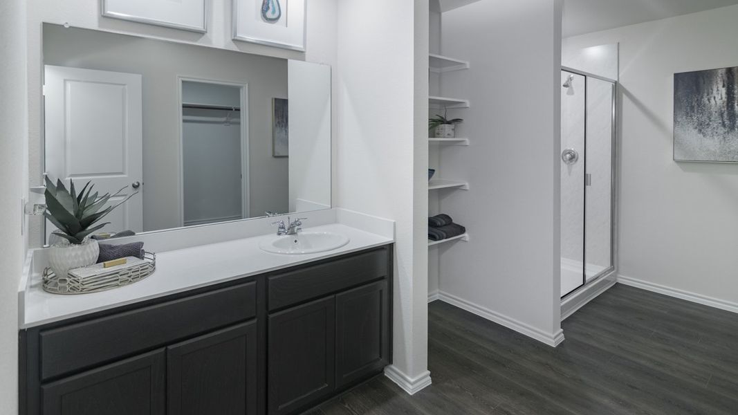 Furnished interior view inside a new home in Valor Farms, Royse City (Image 14).