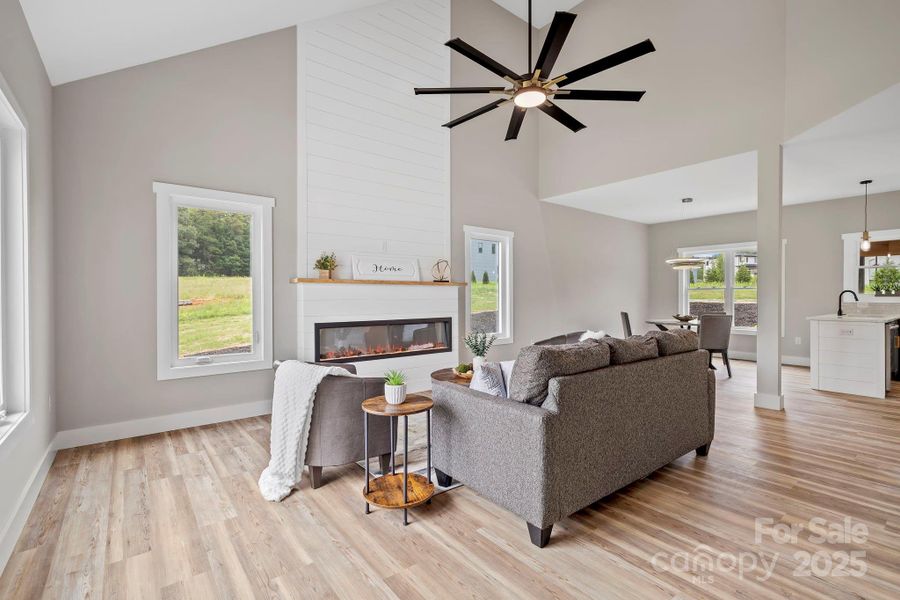 Furnished interior view inside a new home in , Asheville (Image 12).