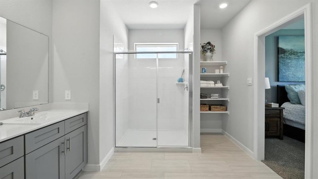 Furnished interior view inside a new home in Monarch at the Meadows, Ponder (Image 16).