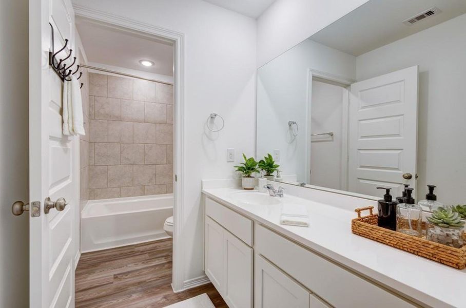 Furnished interior view inside a new home in , Katy (Image 4). Furnished interior view inside a new home in , Katy (Image 4).